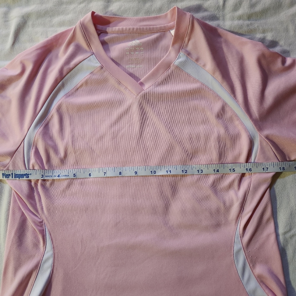 Adidas athletic shirt.  Size L.  Excellent condition. - Picture 5 of 7